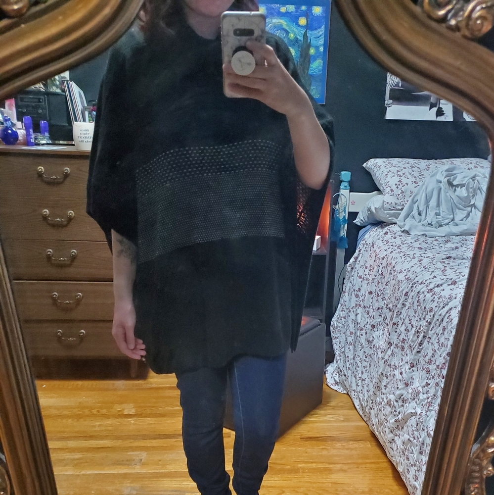 Cowl Neck Poncho